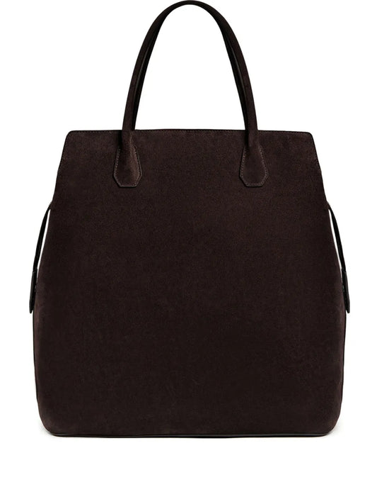 12 STOREEZzip-top suede tote bag